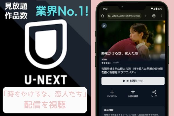 unext 時をかけるな、恋人たち 配信