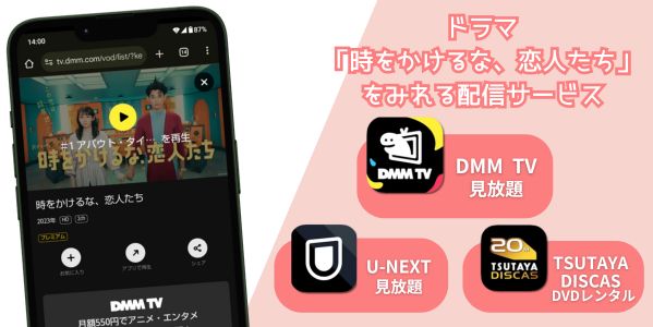 時をかけるな、恋人たち 配信