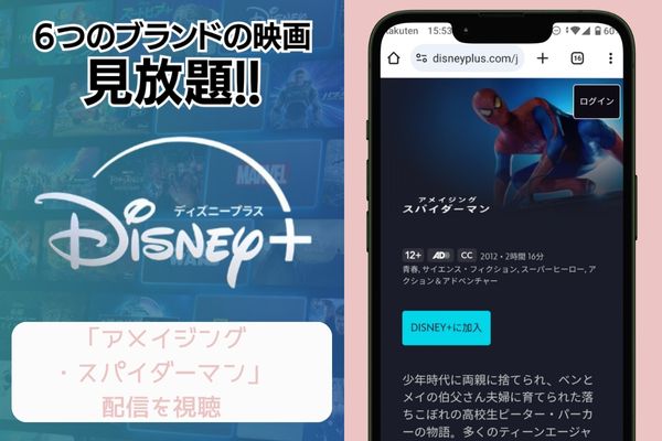 アメイジング・スパイダーマン disney 配信