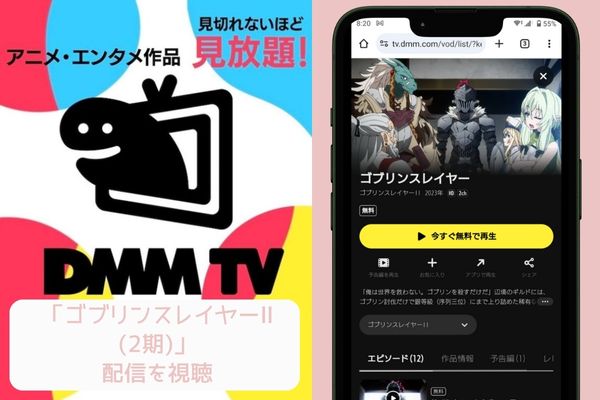 dmm tv ゴブリンスレイヤーⅡ(2期) 配信