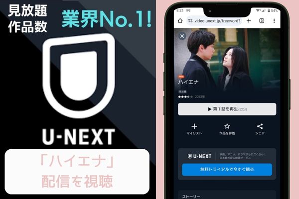 U-NEXT ハイエナ 配信