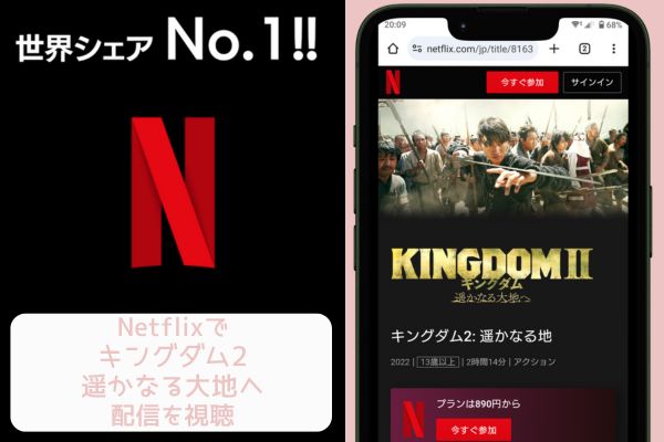 netflix キングダム2 遥かなる大地へ 配信