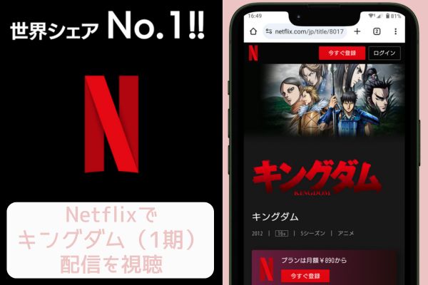 netflix キングダム（1期） 配信