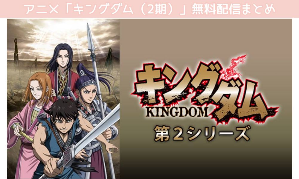 キングダム（2期） 配信