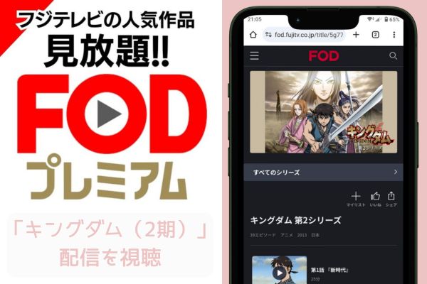 fod キングダム（2期） 配信