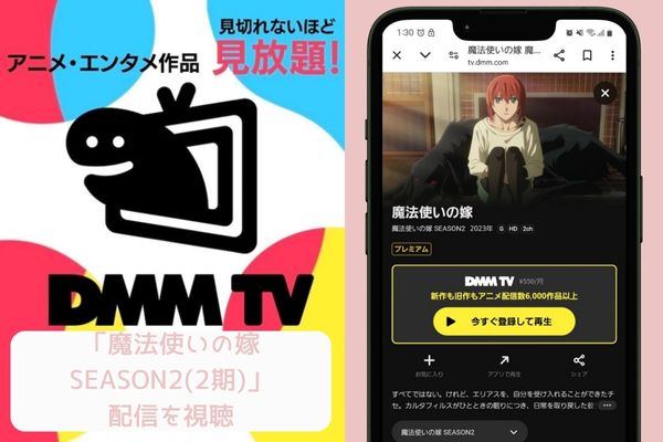 dmmtv 魔法使いの嫁 SEASON2 配信