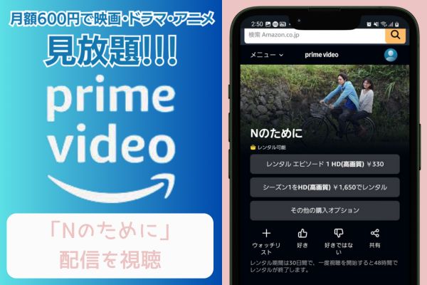 amazon Nのために 配信