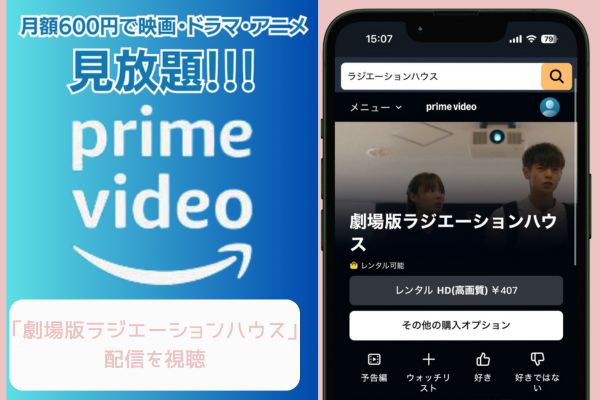 Amazon 劇場版ラジエーションハウス 配信