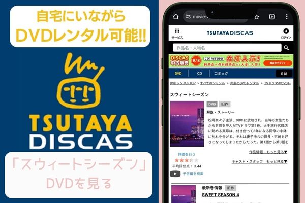 TSUTAYA スウィートシーズン レンタル