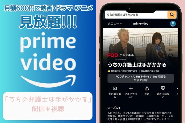 amazon うちの弁護士は手がかかる 配信
