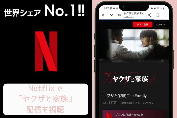 netflix ヤクザと家族 配信