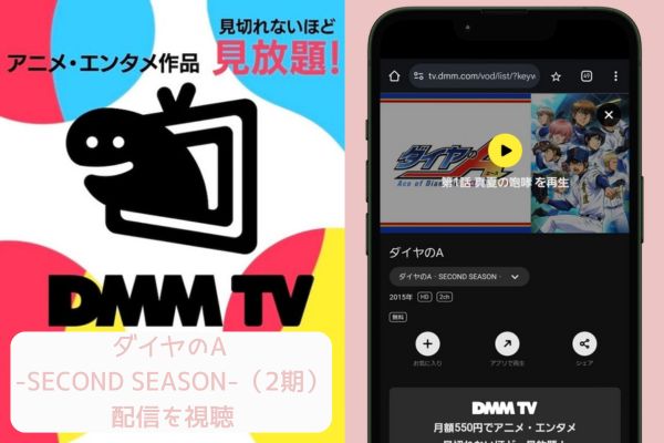 dmmtv ダイヤのA -SECOND SEASON-（2期） 配信