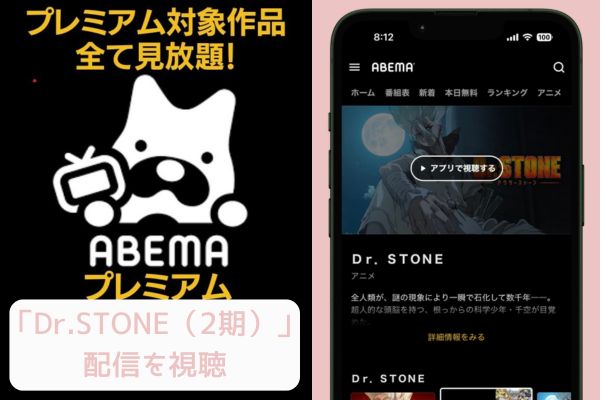 ABEMA Dr.STONE 2期 配信
