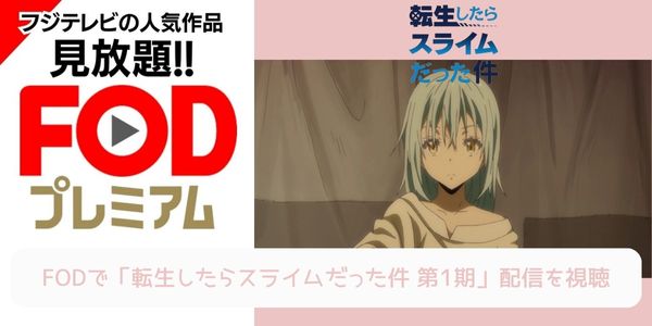 fod 転生したらスライムだった件（1期） 配信