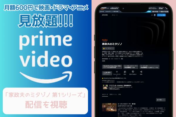 amazonプライム 家政夫のミタゾノ 第1シリーズ 配信