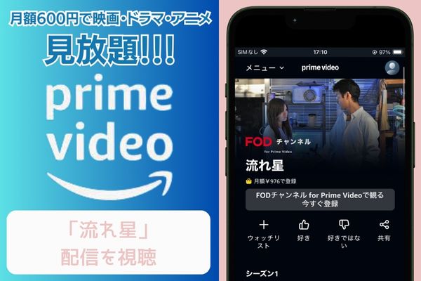 amazon 流れ星 レンタル
