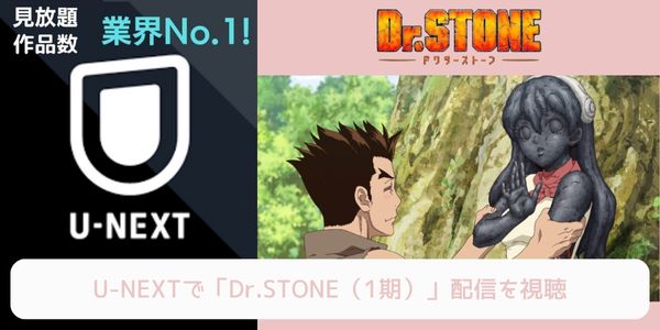 unext Dr.STONE（1期） 配信