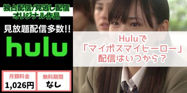 マイボスマイヒーロー hulu