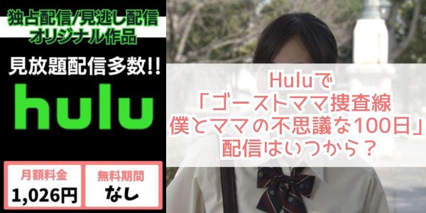 ゴーストママ捜査線〜僕とママの不思議な100日〜 hulu