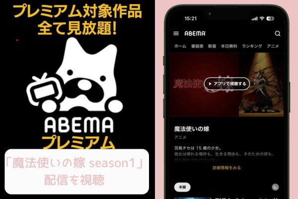 ABEMA 魔法使いの嫁 season1 配信