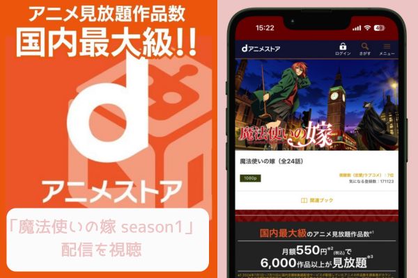 dアニメ 魔法使いの嫁 season1 配信
