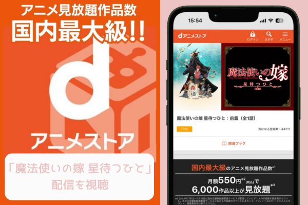 dアニメストア 魔法使いの嫁 星待つひと 配信
