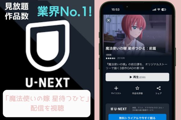 U-NEXT 魔法使いの嫁 星待つひと 配信
