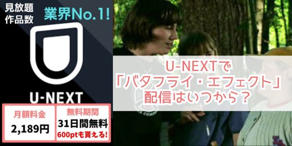 バタフライ・エフェクト u-next