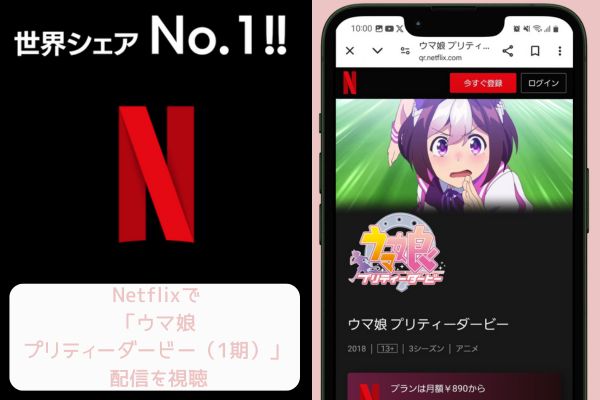 netflix ウマ娘 プリティーダービー（1期） 配信