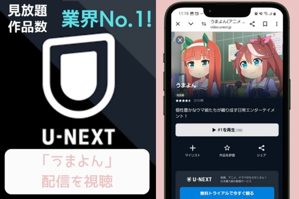 unext うまよん 配信