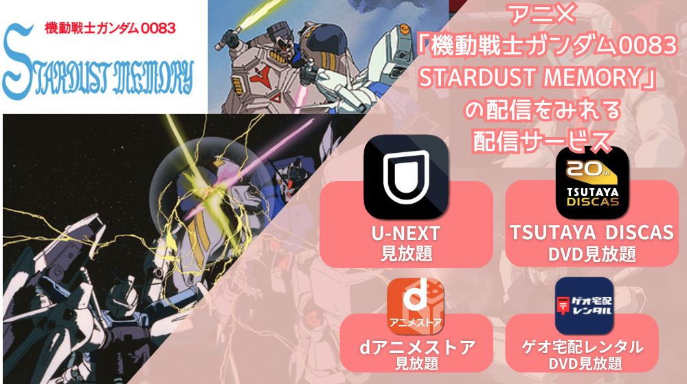 機動戦士ガンダム0083 STARDUST MEMORY 配信