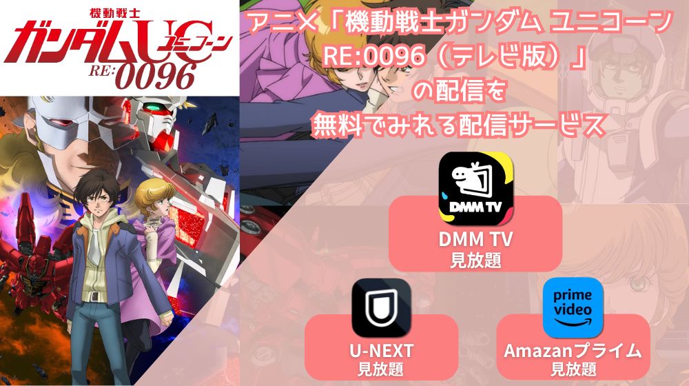 機動戦士ガンダムユニコーン RE:0096（テレビ版） RE:0096 配信