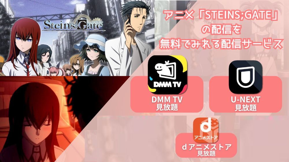 アニメ「STEINS;GATE」が配信中で全話無料で見れる動画配信サイトまとめ | 動画配信サイト比較ならVOD board