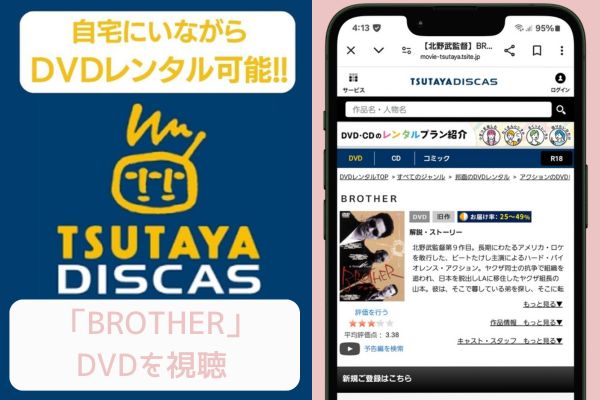 tsutaya　BROTHER　レンタル