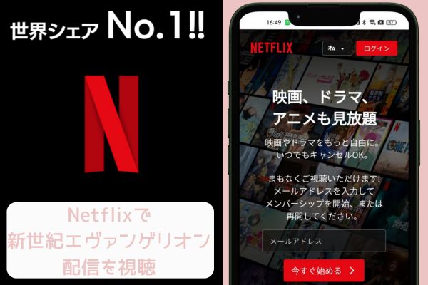 netflix 新世紀エヴァンゲリオン 配信