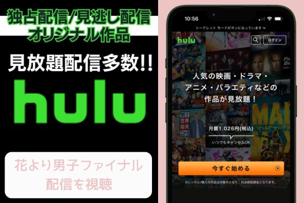 hulu 花より男子ファイナル 配信