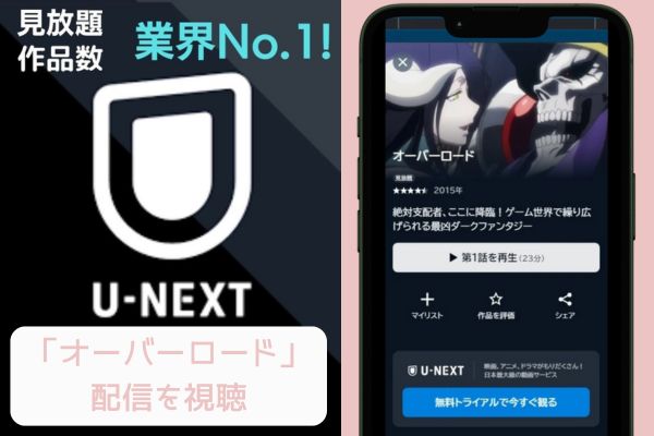 unext オーバーロード 配信