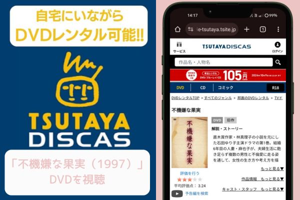 tsutaya 不機嫌な果実（1997） レンタル