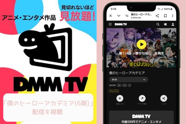 dmmtv 僕のヒーローアカデミア（6期） 配信