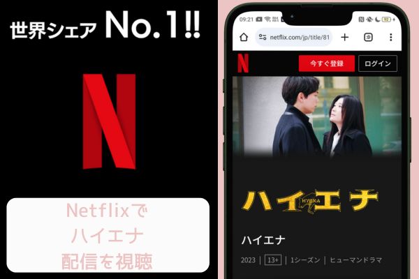 netflix ハイエナ 配信