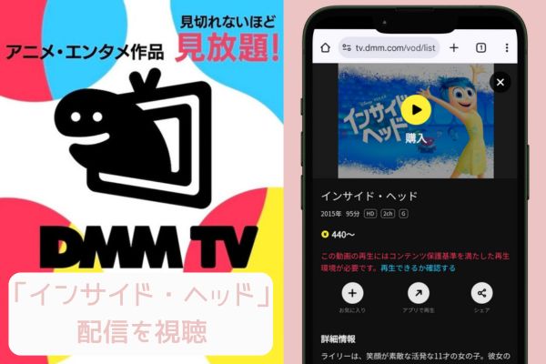 インサイド・ヘッド DMM TV 配信