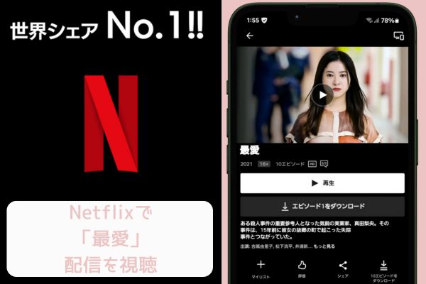 netflix　最愛　配信