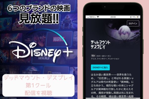 disney デッドマウント・デスプレイ 第1クール 配信