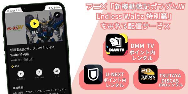 新機動戦記ガンダムW ENDLESS WALTZ 特別編 配信