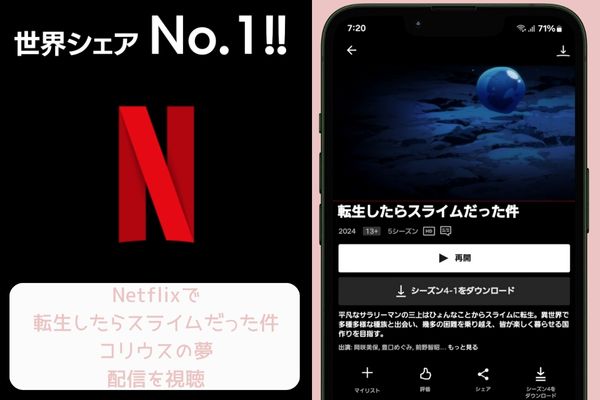 netflix 転生したらスライムだった件 コリウスの夢 配信