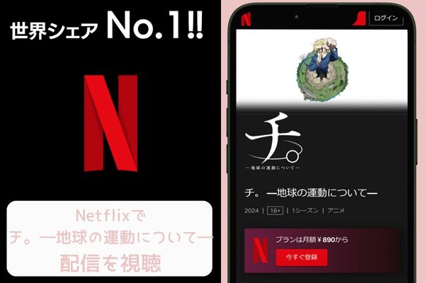 netflix チ。―地球の運動について― 配信