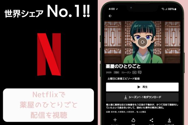 netflix 薬屋のひとりごと 配信