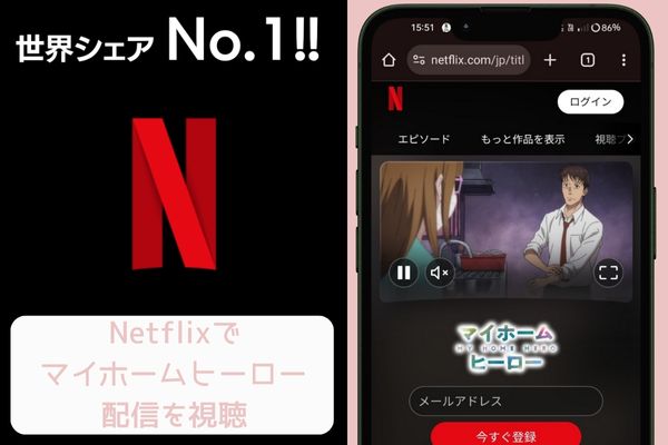 netflix アニメ マイホームヒーロー 配信