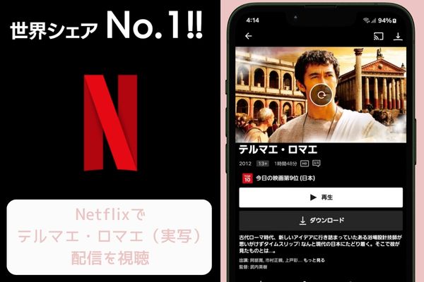 netflix テルマエ・ロマエ(実写) 配信