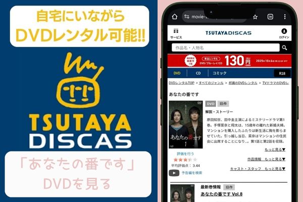 tsutaya あなたの番です レンタル